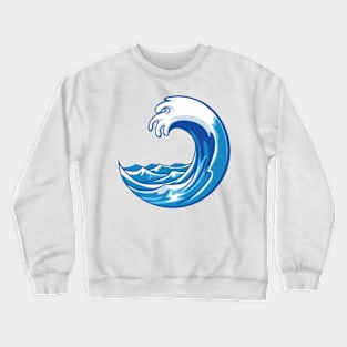 Ocean wave Crewneck Sweatshirt